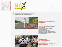 Tablet Screenshot of max-gurtsystem.de